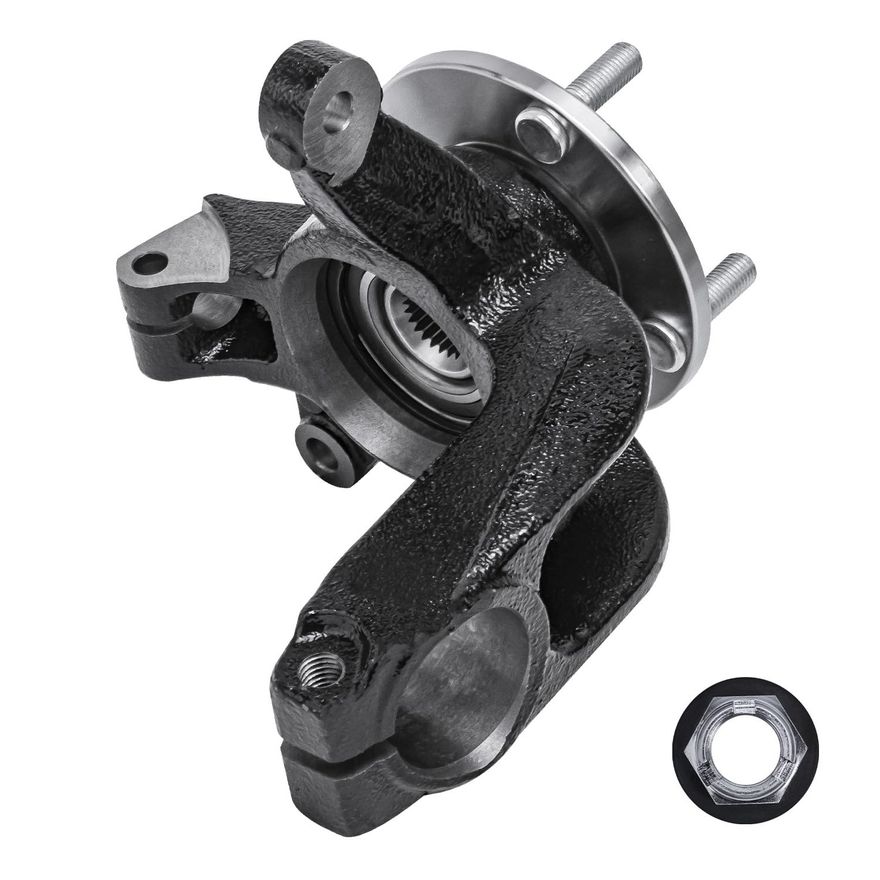 Front Left Knuckle and Wheel Hub - KA698407