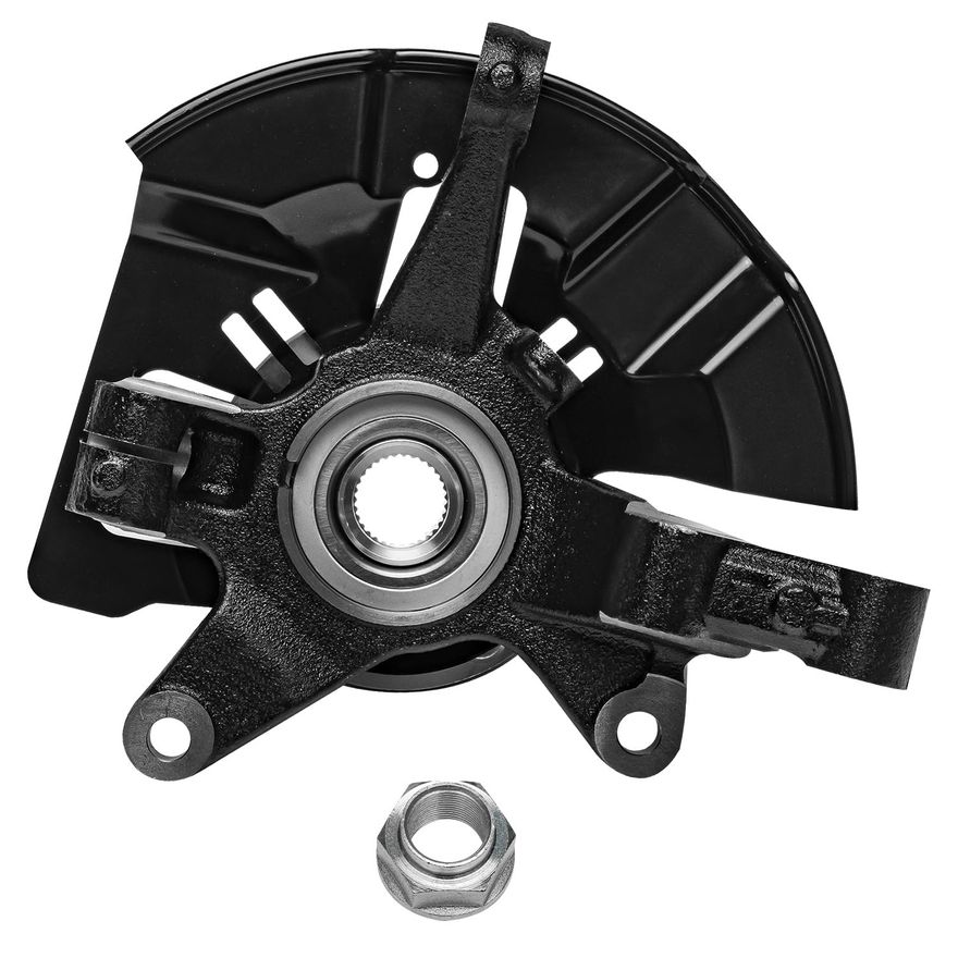 Main Image - Front Left Knuckle and Wheel Hub