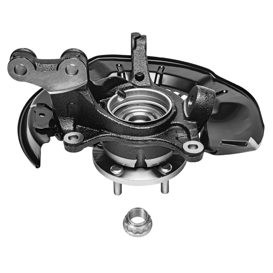 Front Right Knuckle & Wheel Hub - KA698434