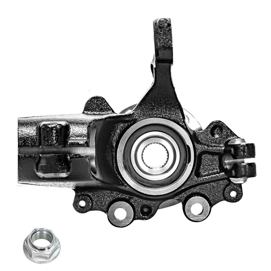 Pair Front Steering Knuckle & Wheel Hub Bearing Assembly For Ford Focus 2.0L 2012-2018 - Auto Shack