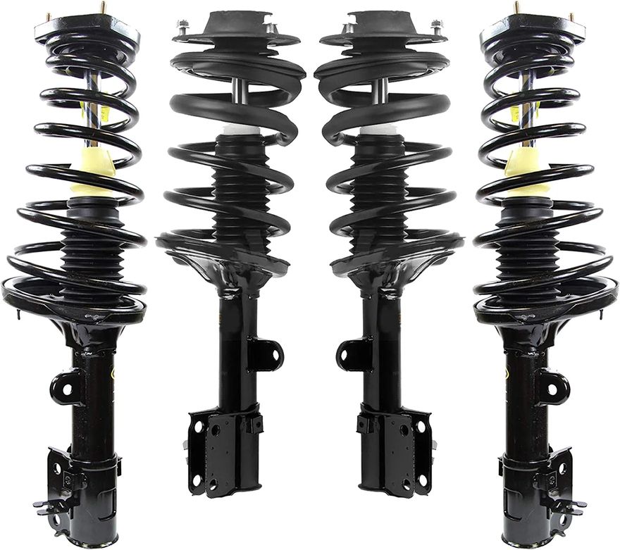 APM Complete Strut & Coil Spring Assembly Kit – Front & Rear Set (4-Piece) W/ Lifetime Warranty