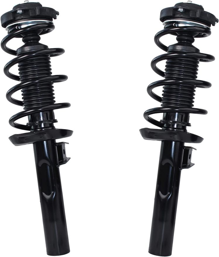 Detroit Axle - Front Struts w/Coil Spring Assembly Rear Shocks Replacement  for Volkswagen Beetle Golf Jetta 